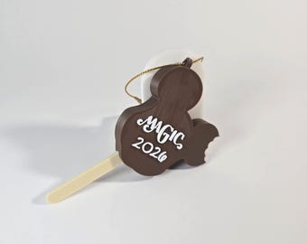 Mickey Bar Ornament - Disney Cruise Gift - Personalized Christmas Tree Decoration, Fish Extender Gift, or Personal Keepsake - 3D Printed