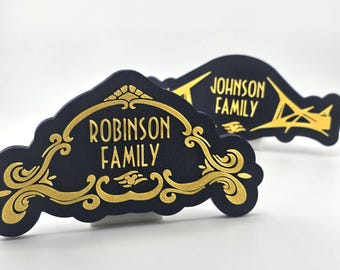 Personalized Ship Stern Magnet - Disney Cruise Personalized Stateroom Door Decoration, Fish Extender Gift, or Fridge Accessory - 3D Printed