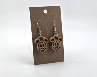 Mickey Waffle Earrings - Disney Cruise Accessory - Fish Extender Gift or Pixie Dust - 3D Printed