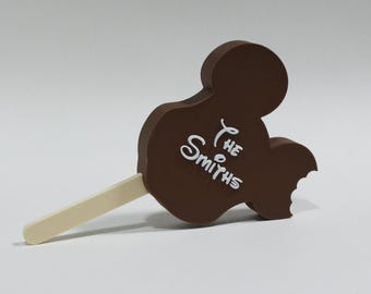 Personalized Mickey Bar Magnet - Disney Cruise Personalized Stateroom Door Decoration, Fish Extender Gift, or Fridge Accessory - 3D Printed