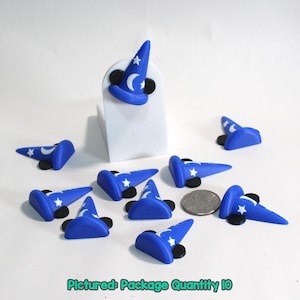 Sorcerer Mickey Hat Magnet (Small) - Disney Cruise Magnet - Stateroom Door Decoration, Fish Extender Gift, or Pixie Dust - 3D Printed