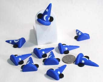 Sorcerer Mickey Hat Magnet (Small) - Disney Cruise Magnet - Stateroom Door Decoration, Fish Extender Gift, or Pixie Dust - 3D Printed