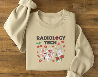 Radiology Tech Sweatshirt – X-Ray Tech Crewneck, Rad Tech Gift, Medical Imaging Shirt, Radiologic Technologist Apparel, Nurse, Tech