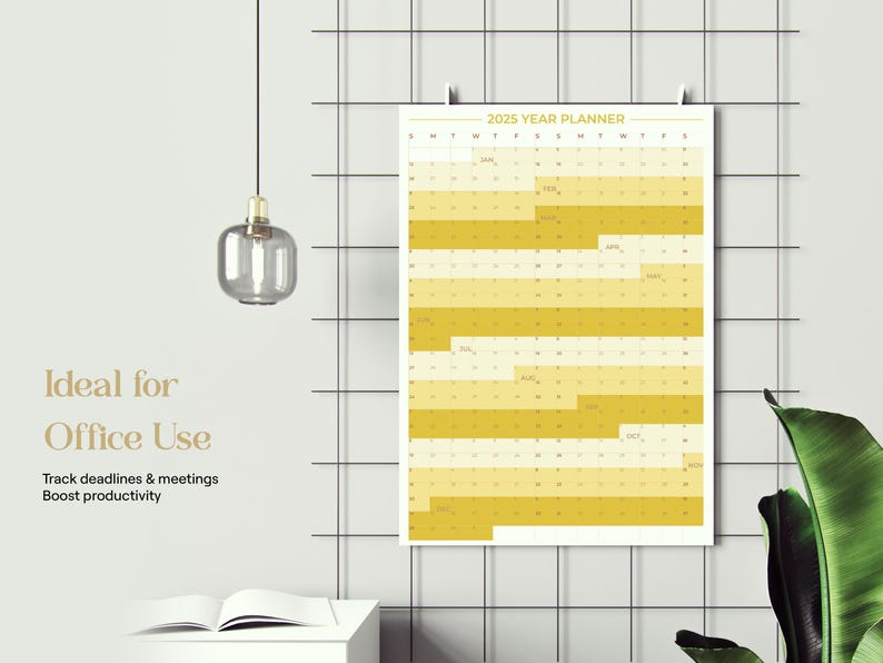 2025 Calendar Misted Marigold Year Planner Digital Planner Printable