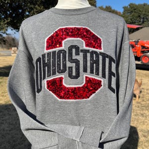 Pull Sweatshirt Victoria's Secret PINK Bling Ohio State OSU - Neuf Avec Étiquettes (NWT)