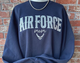 US Air Force Family Custom Embroidered Sweatshirt
