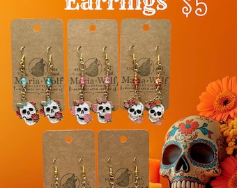 Oorbellen suikerschedel