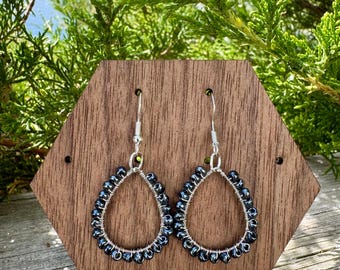 Druppeloorbellen met kralen