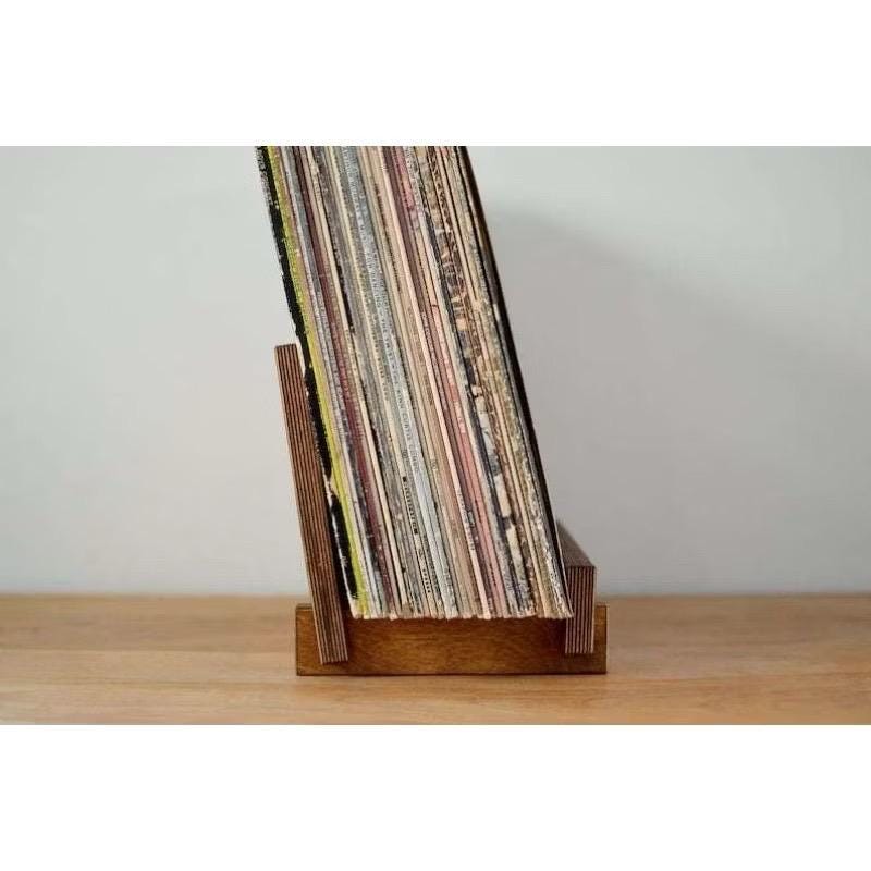 Lp Storage Rack Wood Wooden Vinyl Record Storage | Handmade LP Holder Crate | Retro Record ...