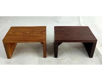Teak Wood Chair – Handcrafted Low Teak Wood Chair – Modern Wooden Seating – Rustic Teak Dining or Lounge Chair – Indoor/Outdoor Furniture