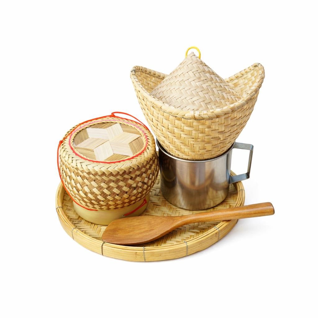 Steamable Rice Packs 7-inch Sticky Rice Steaming Set – Complete Set of 6 Pieces for ...