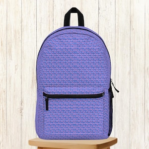 Stylish Patterned Backpack for Trendsetters, Stylish School Bag, Boho Purse, Travel Companion, Gift for Students, Everyday Use