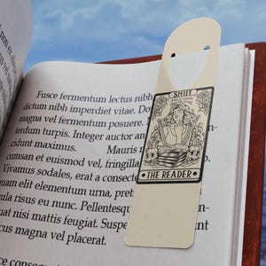 The Smut Reader Tarot Card Bookmark|Bookish Gift|Smut Gift|Romance Reader|Smutty Books|Spicy Book Gifts|Literary Girl