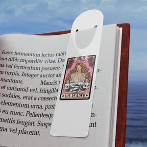 The Smut Reader Tarot Card Bookmark|Bookish Gift|Smut Gift|Romance Reader|Smutty Books|Spicy Book Gifts|Literary Girl