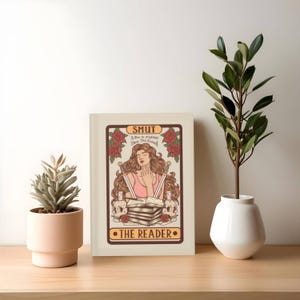 The Smut Reader Tarot Card Hardcover Journal Matte|Notebook Bookish Gift|Literary Girl|Smut Gift|Romance Reader|Smutty Books|Spicy Book Gift
