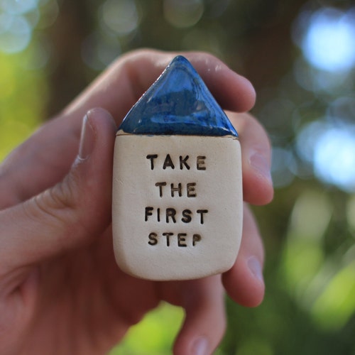 Inspirational Quote Office Decor Empowering Gift Miniature Etsy