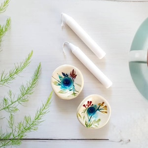 Gifts from Israel, Shabbat candlestick Shabbat candles holder Ceramic Candle holders Holiday decor House warming gift Israel gift