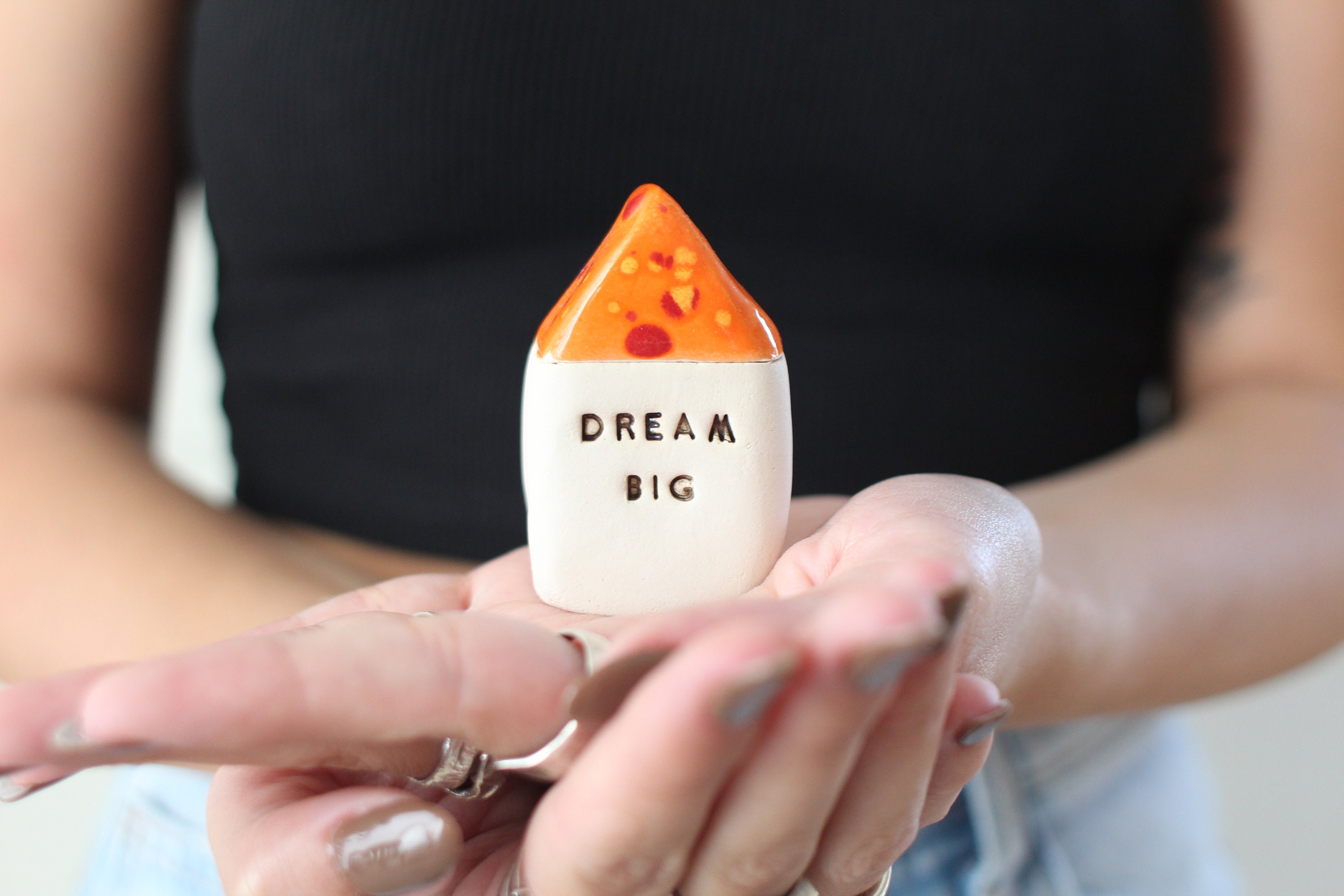 Dream Big Birthday gift Miniature house Office decor Gift for her Gift for him Best friend gift