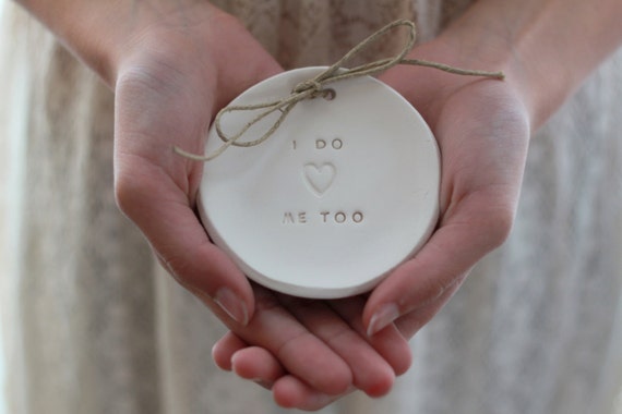 Ring Bearer Pillow Alternative I Do Me Too Wedding Ring Etsy