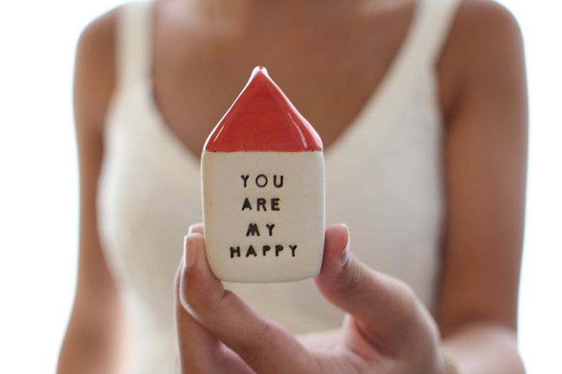 You are my happy Birthday gift Miniature house Gift for her Gift for him Best friend gift image 1