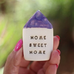 Home Sweet Home Housewarming gift Miniature houses Little ceramic house