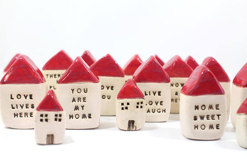 Israel in my heart Miniature house Made in Israel Israel art Israel support image 8