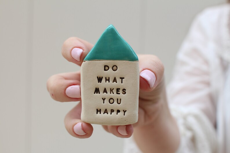 Personalized gift Do what makes you happy Office decor Gifts Etsy