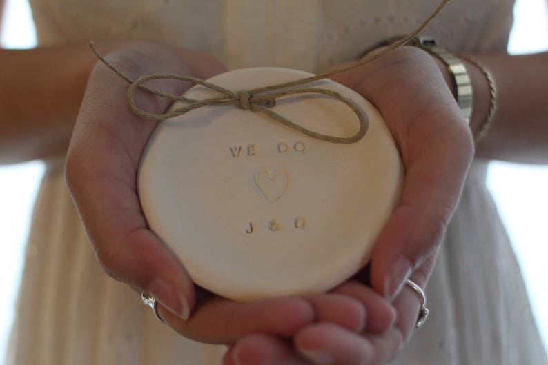 We Do Ring holder Bride to be gift Custom wedding gift Personalized wedding gift Gift for couple Personalized