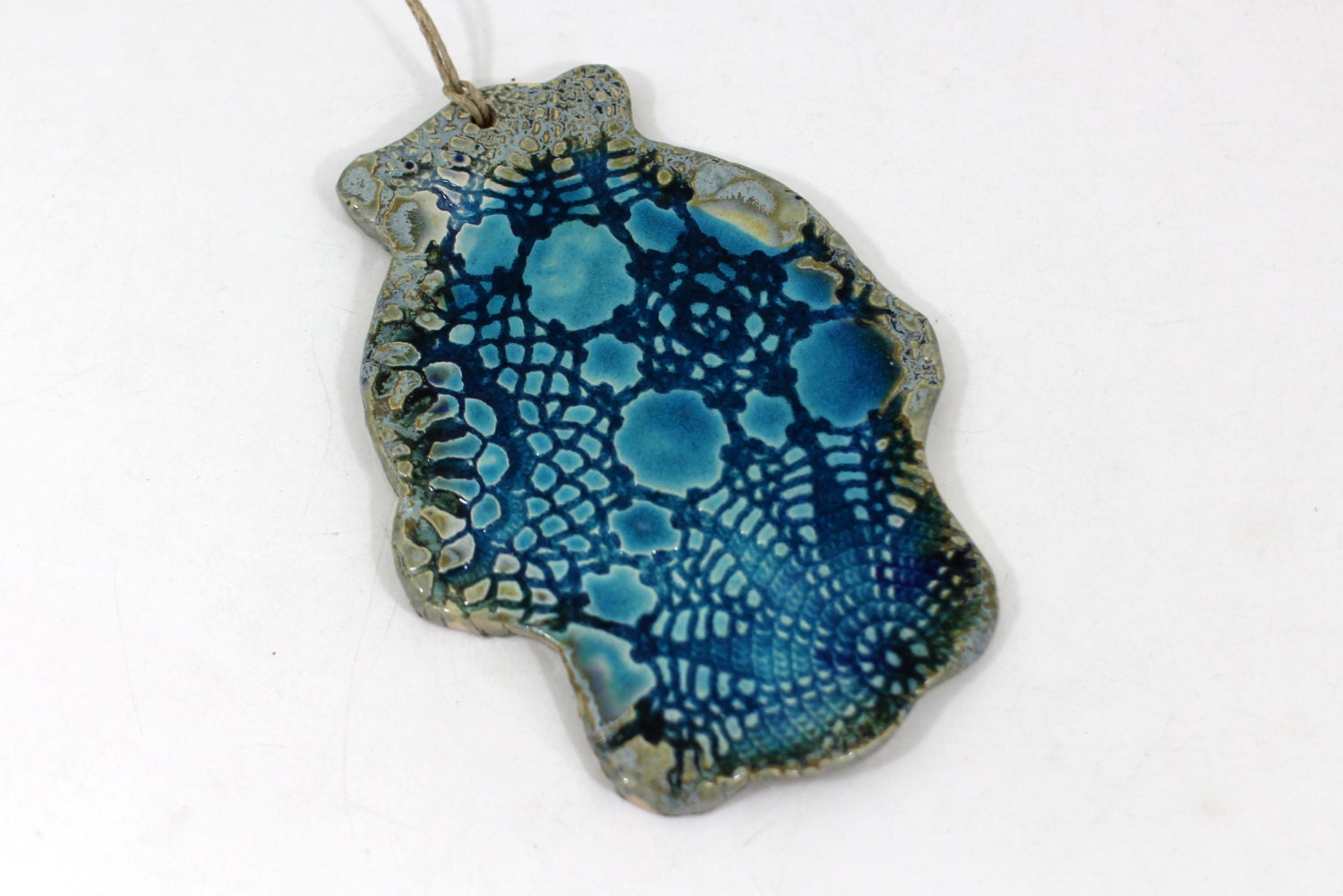 Décoration en Céramique de Hamsa Murale Art Murale