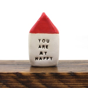 You are my happy Birthday gift Miniature house Gift for her Gift for him Best friend gift image 2