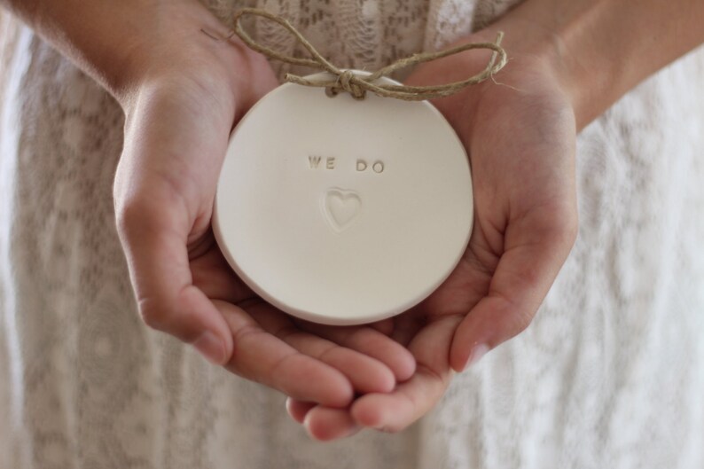 We Do Ring holder Bride to be gift Custom wedding gift Personalized wedding gift Gift for couple Personalized