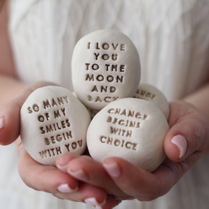 Custom pebbles There is no place like home Gift for mom Inspirational Stones Inspiration gifts Custom stone Personalized gift Engraved stone image 8