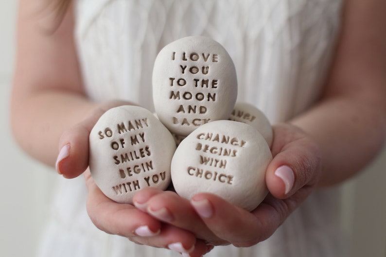 Custom pebbles There is no place like home Gift for mom Inspirational Stones Inspiration gifts Custom stone Personalized gift Engraved stone image 8