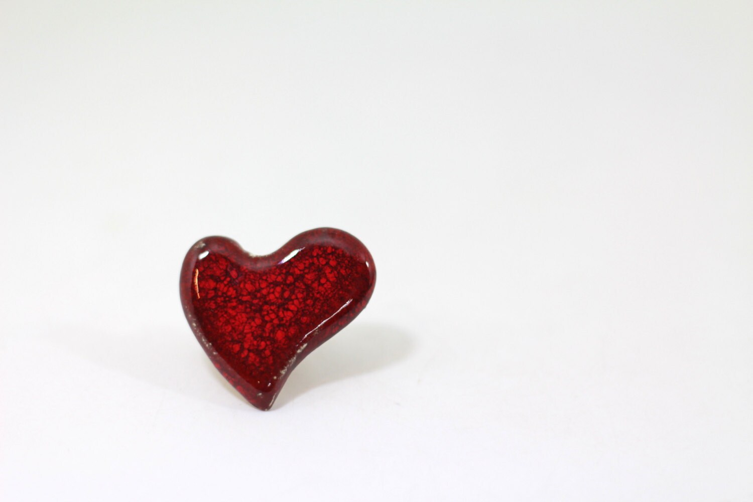 Regali di cuore rosso anello gioielli in ceramica ceramica - Etsy Italia