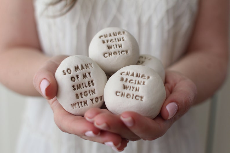 Custom pebbles There is no place like home Gift for mom Inspirational Stones Inspiration gifts Custom stone Personalized gift Engraved stone image 5