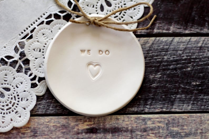 We Do Ring holder Bride to be gift Custom wedding gift Personalized wedding gift Gift for couple Personalized