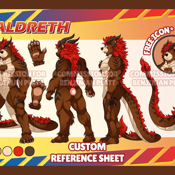 Adopt Furry Ref Sheet - Etsy