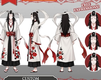 Reference Sheet, Anime Reference Sheet, Character Sheet Commission, Custom Character Sheet, Vroid, Costomize, Vtuber Model, Birthday gift