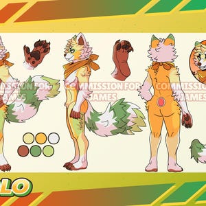 Character Sheet Commission, Furry Reference Sheet, Custom Furry Character, Furry Character Sheet, Fursuit Design, Fursona, Character Reference Sheet, Furry Avatar, Halloween fursona, gay, Furry V Tuber Reference Sheet, Full Body Character Commission, Gift For Her, Gift For Him, DND Character, Streaming Asset, Original Character Design, Cute furry, Fish Furry, Birthday gift, Vroid, OC Reference Sheet, Bara Furry, Furry art commission, Ych Furry, queer, Furry PFP, Red Panda Fursona, furry icon