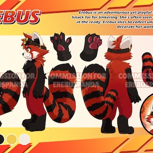 Character Sheet Commission, Furry Reference Sheet, Custom Furry Character, Furry Character Sheet, Fursuit Design, Fursona, Character Reference Sheet, Furry Avatar, Halloween fursona, gay, Furry V Tuber Reference Sheet, Full Body Character Commission, Gift For Her, Gift For Him, DND Character, Streaming Asset, Original Character Design, Cute furry, Fish Furry, Birthday gift, Vroid, OC Reference Sheet, Bara Furry, Furry art commission, Ych Furry, queer, Furry PFP, Red Panda Fursona, furry icon