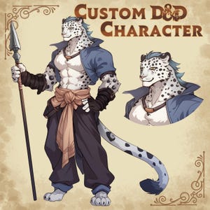 DND Character | Dnd Character Commission | Dnd Character Sheet | Custom Dnd Character | Dungeons And Dragons | RPG Character | Birthday Gift