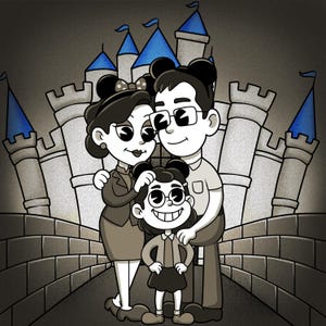 Custom Vintage Cartoon | Rubberhose Cartoon | 30's Retro Character | Personalize Gift | Couple Portrait | Cartoon Portrait | Pet Portrait