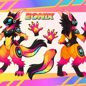 Furry Character Sheet, Furry Reference Sheet, Fursona Commission, Anthro Reference sheet, Fursuit Design, Fursona reference Sheet, Furry Art
