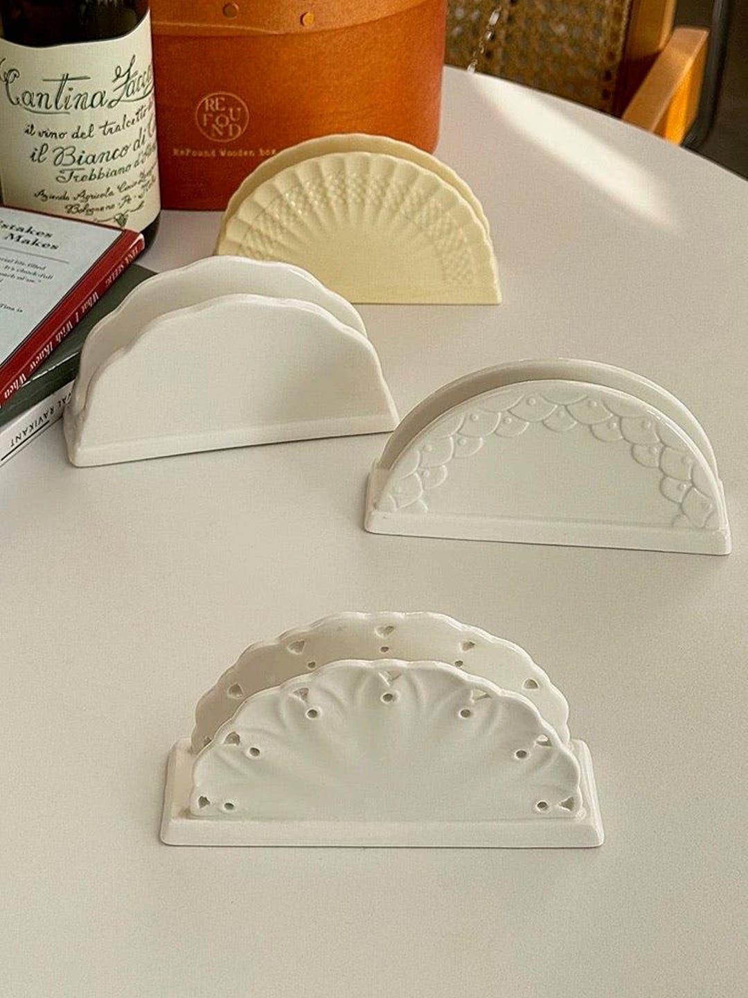 Decorative Ceramic Napkin Holders - Etsy