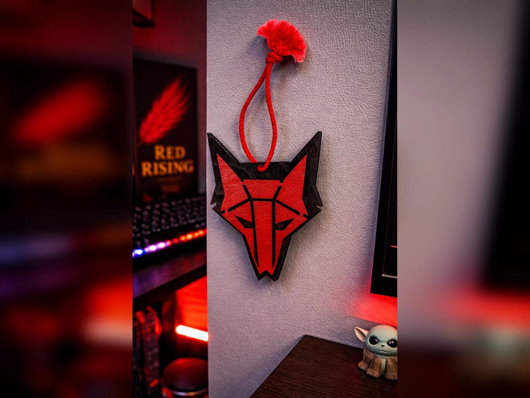 Gift for Red Rising Fan | Howler Sigil Ornament | Sci-fi Book Lover ...