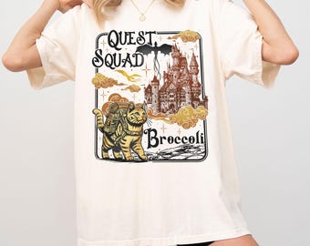 Onyx Storm Quest Squad Broccoli PNG, Broccoli Cat, Ridoc Romantasy Fan Design, Dragon Rider Tee, Bookworm Gifts, Dragon Rider