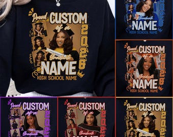 Graduation PNG 2026, Colorful Personalized Graduation Png, Senior Class Design, Family Custom Graduate Gift