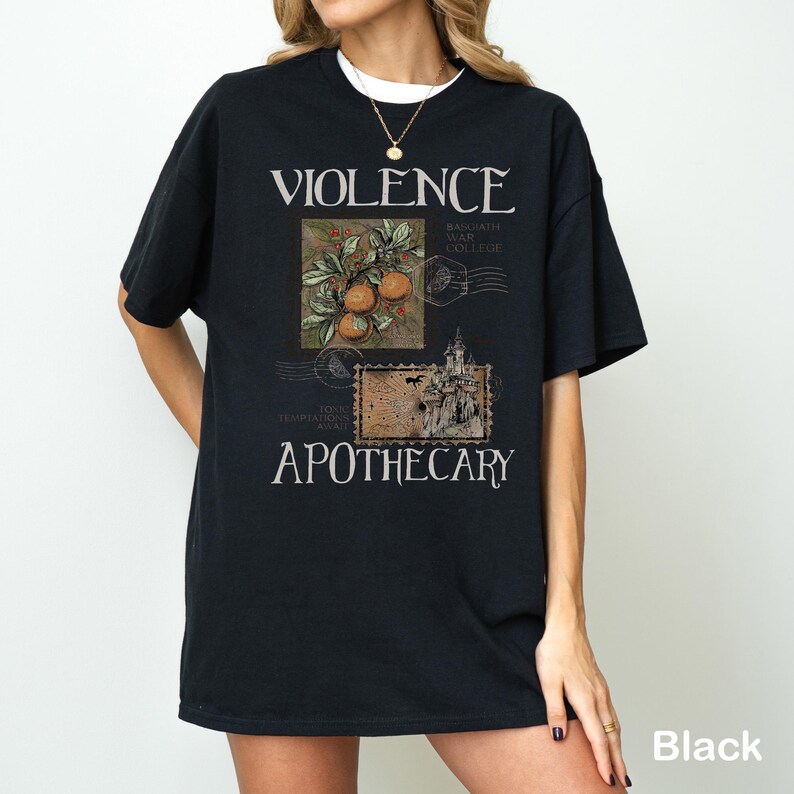 Våld Apotekare PNG, Drakryttare, Fantasy Bokliknande PNG, Violet Sorrengail, Fjärde Vingen, Bokliknande Krigsdesign, Rebecca Yarros Merch bild 2