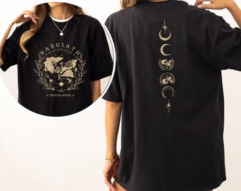 Basgiath War College Book PNG, Dragon Rider Shirt, Four Wing Rebecca Yarros Merch, Violet Sorrengail, Fantasy Bookish, Gift For Readers