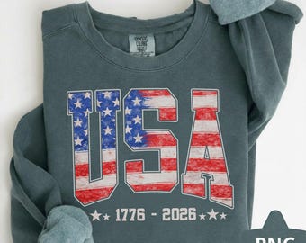 Vintage American Flag PNG 250 Years Of Freedom 1776–2026, Patriotic 250th Anniversary Independence Day 4 ofJuly Png